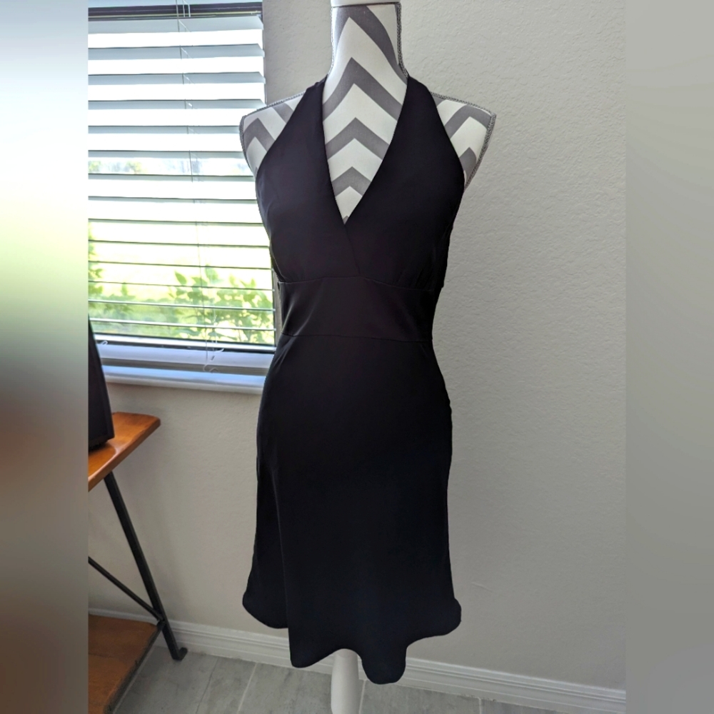 Little Black Dress Halter Style Mini